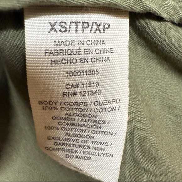 Khaki green military parka jacket - Picture 3 of 7